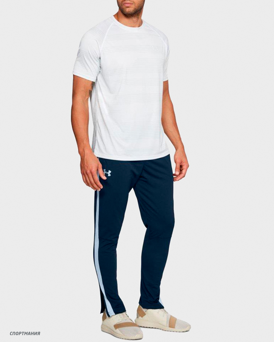 Under Armour sportstyle pique track pants in black