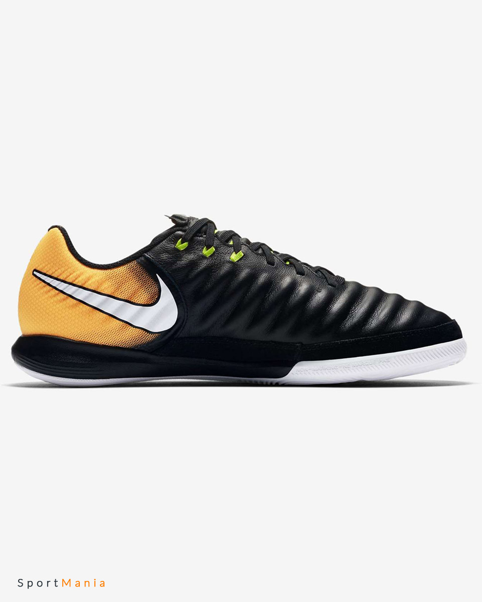 897761-008 Бутсы для игры в зале Nike Tiempox Finale IC черный, оранжевый,  белый мужчины цвет черный, оранжевый, белый